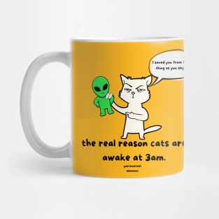 cats are heroes! Mug